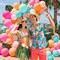 131Pcs Tropical Balloons Garland Arch Kit, 18" 12" 10" 5" Summer Hawaiian Balloon Arch with Palm Leaves, Baby Shower Birthday Party Supplies Adult Teen Kids Boys Girls Luau Party Decorations